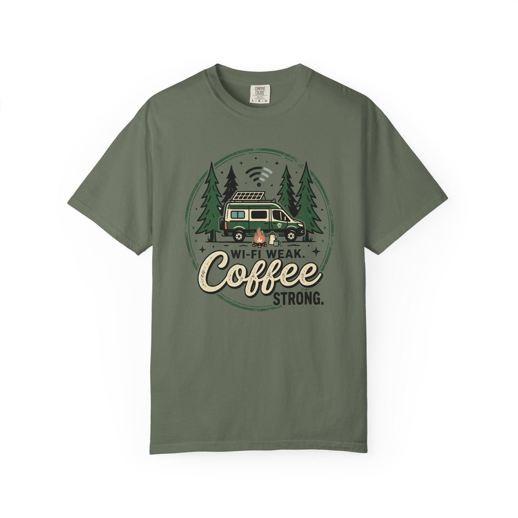 Wifi Weak Coffee Strong - T-Shirt