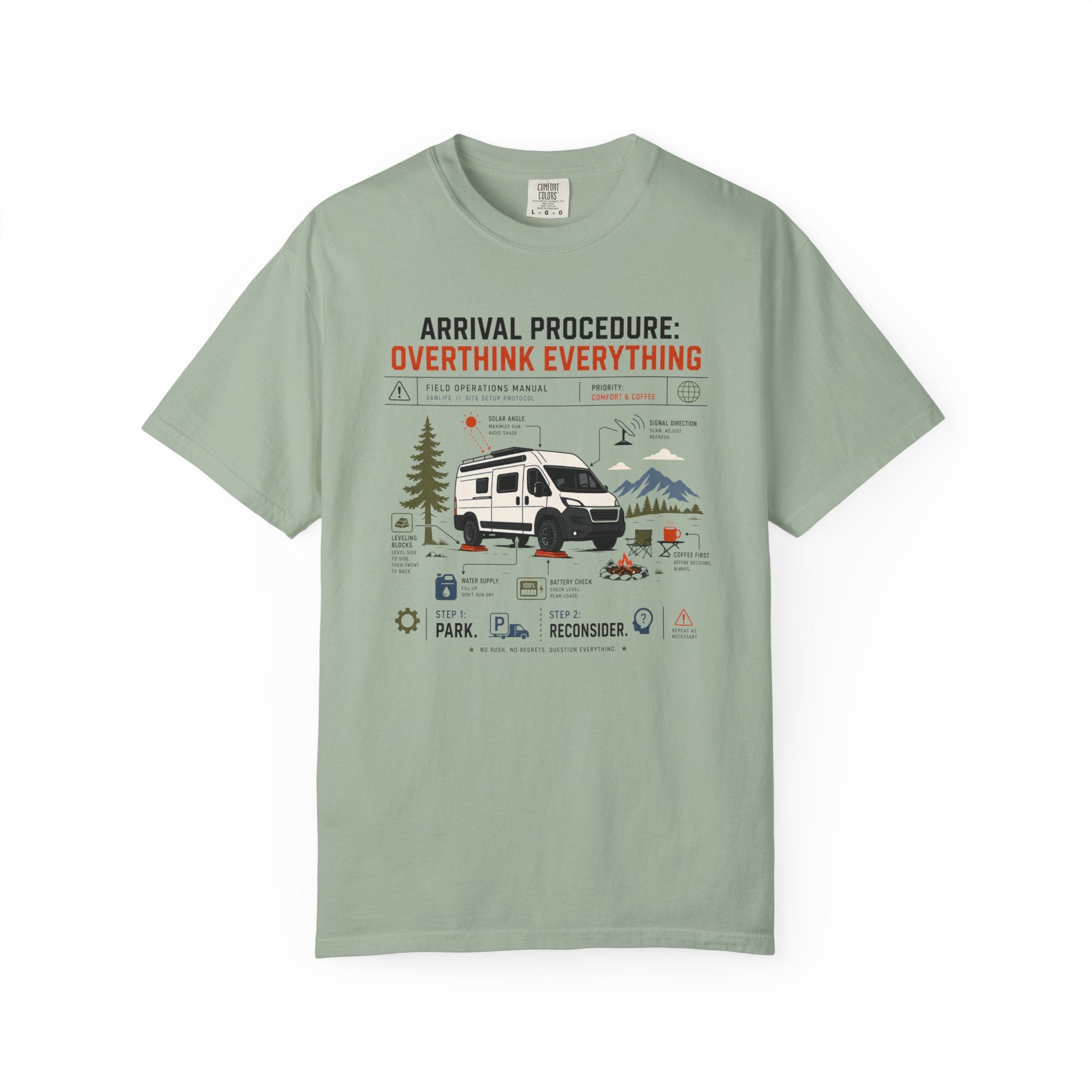 Arrival Procedure Overthink Everything - T-Shirt
