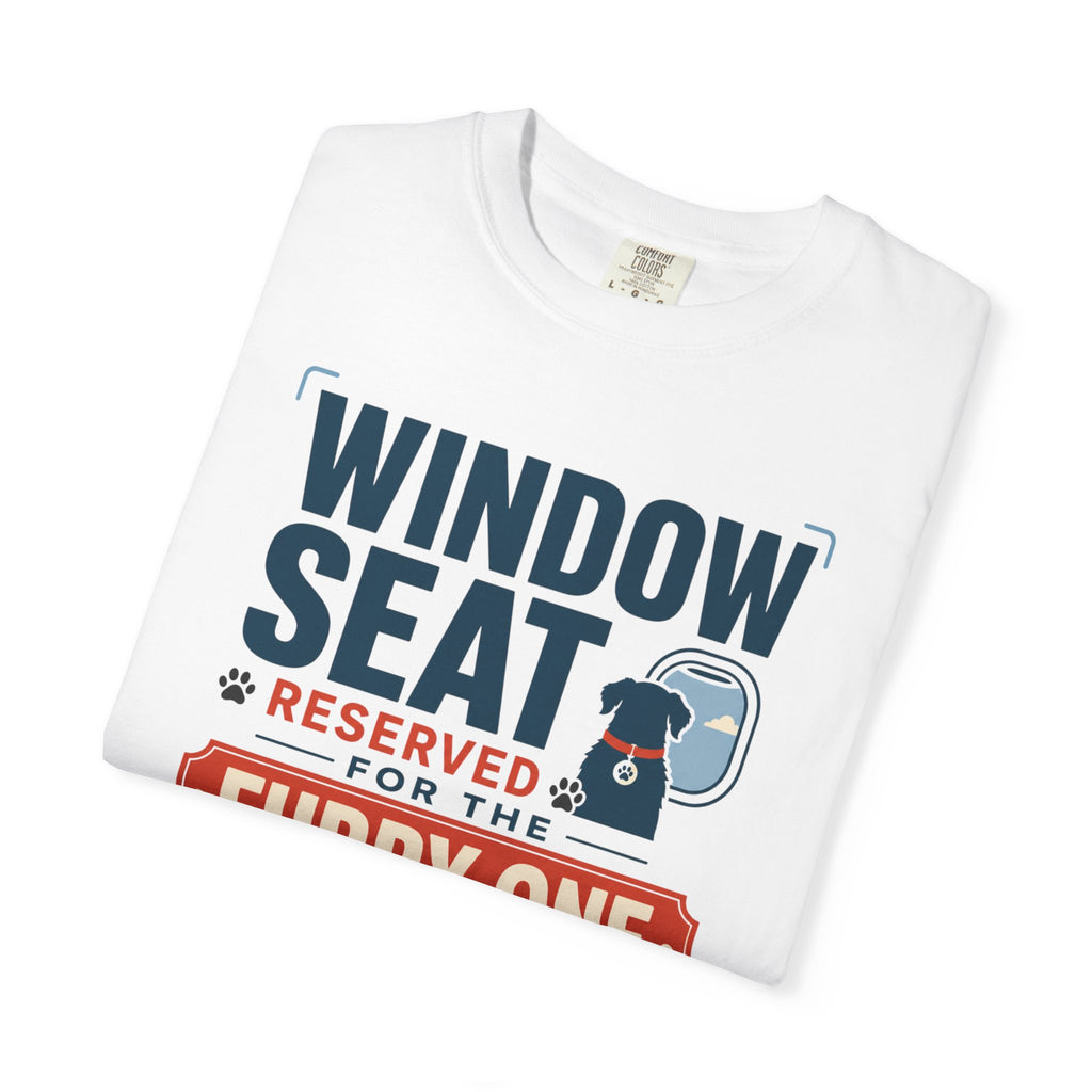 Window Seat Reserved For The Furry One - T-Shirt