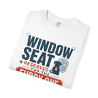 Window Seat Reserved For The Furry One - T-Shirt