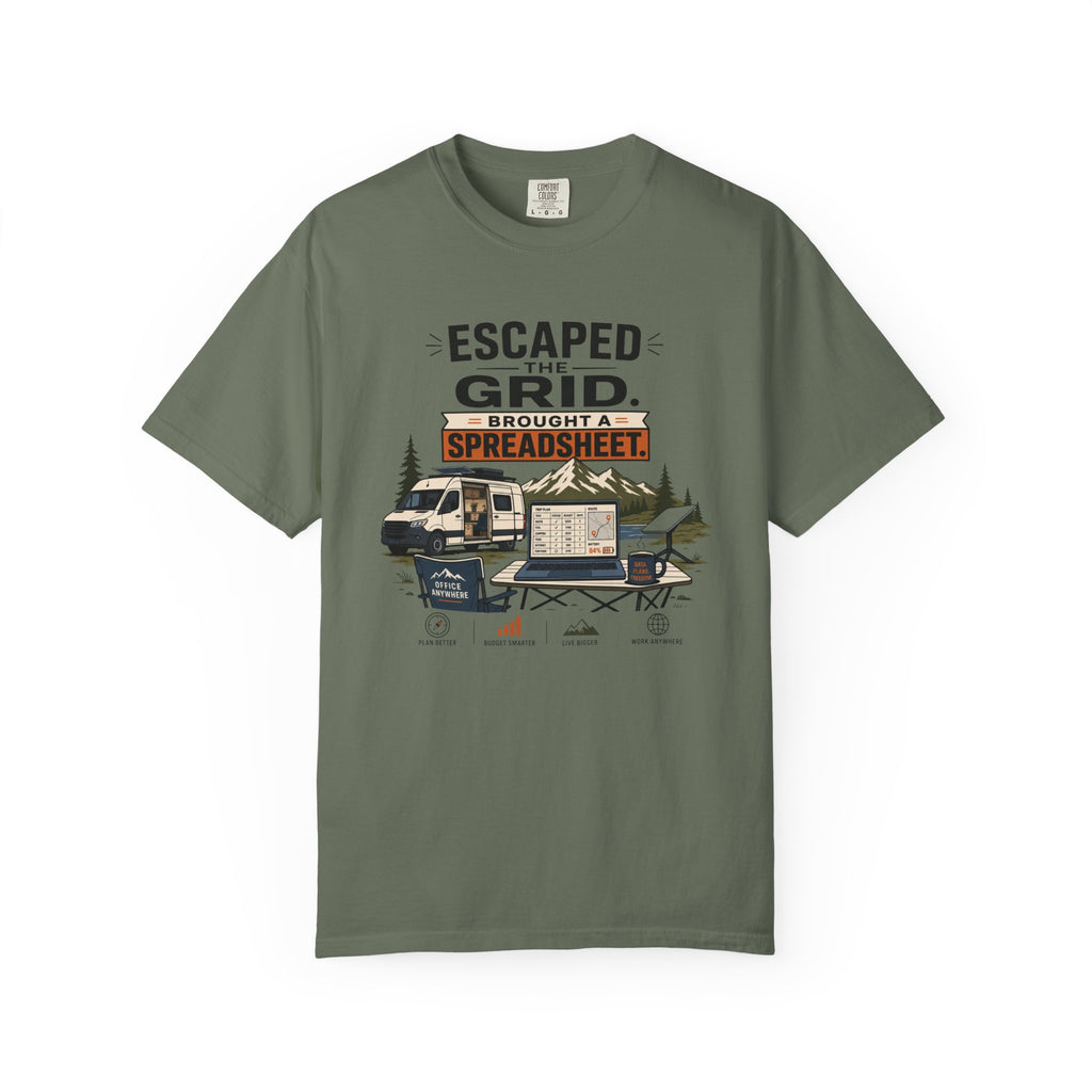 Escaped The Grid Brought A Spreadsheet - T-Shirt