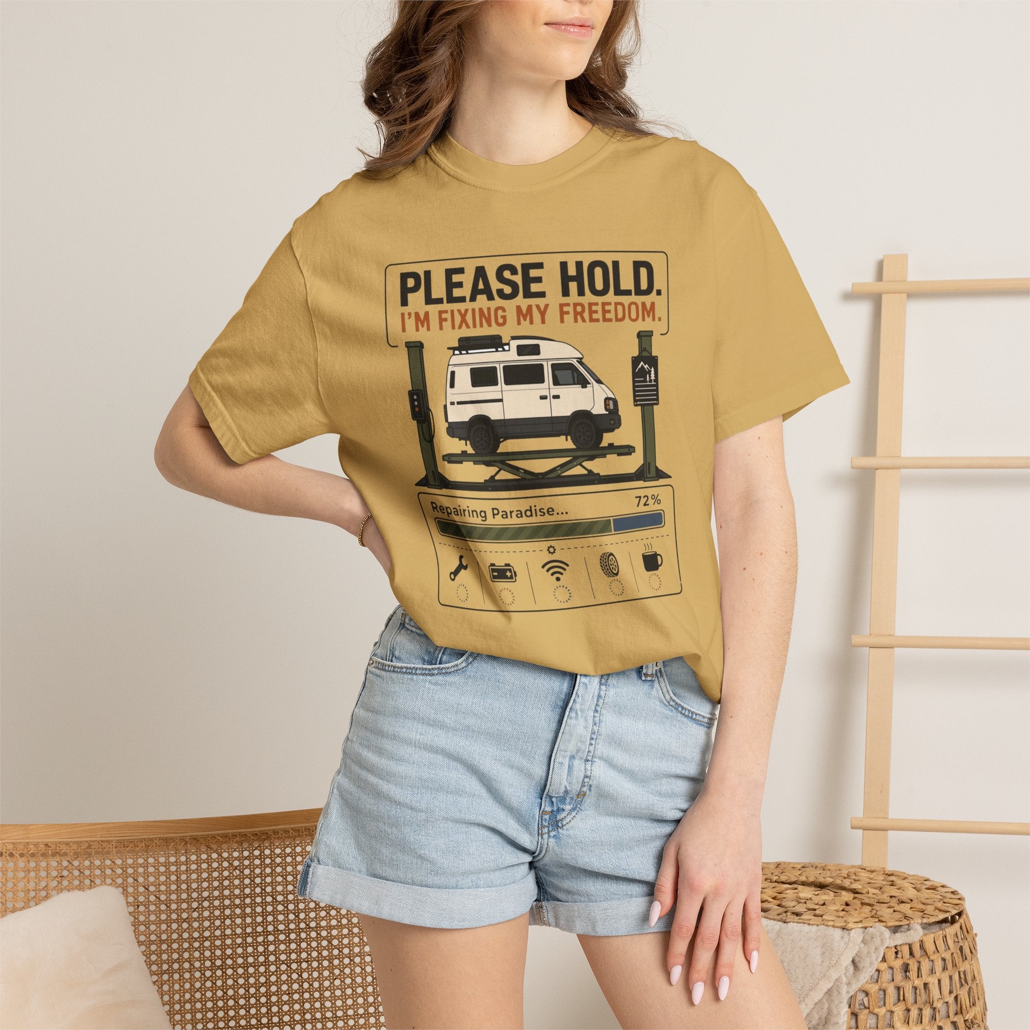 Please Hold I'm Fixing My Freedom - T-Shirt