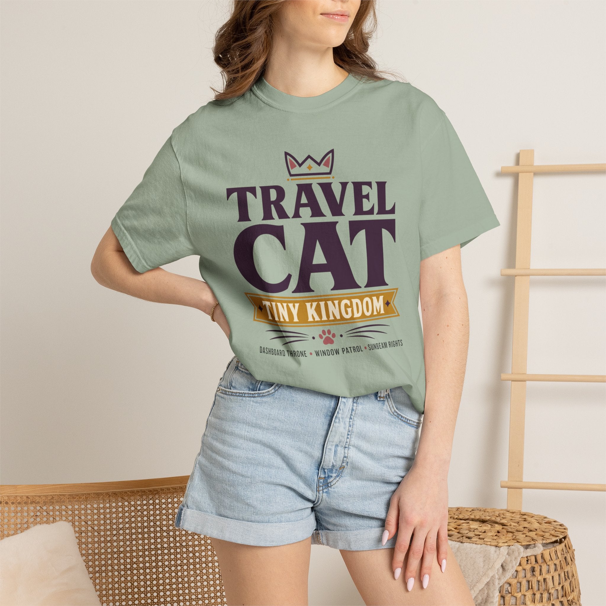 Travel Cat Tiny Kingdom - T-Shirt