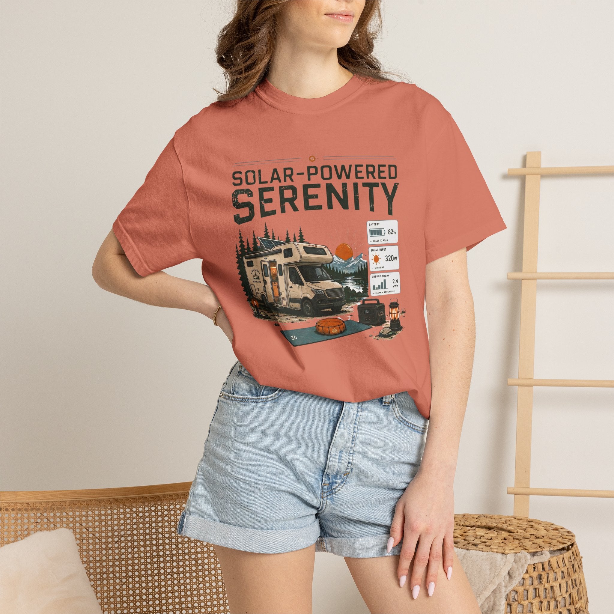 Solar-Powered Serenity - T-Shirt