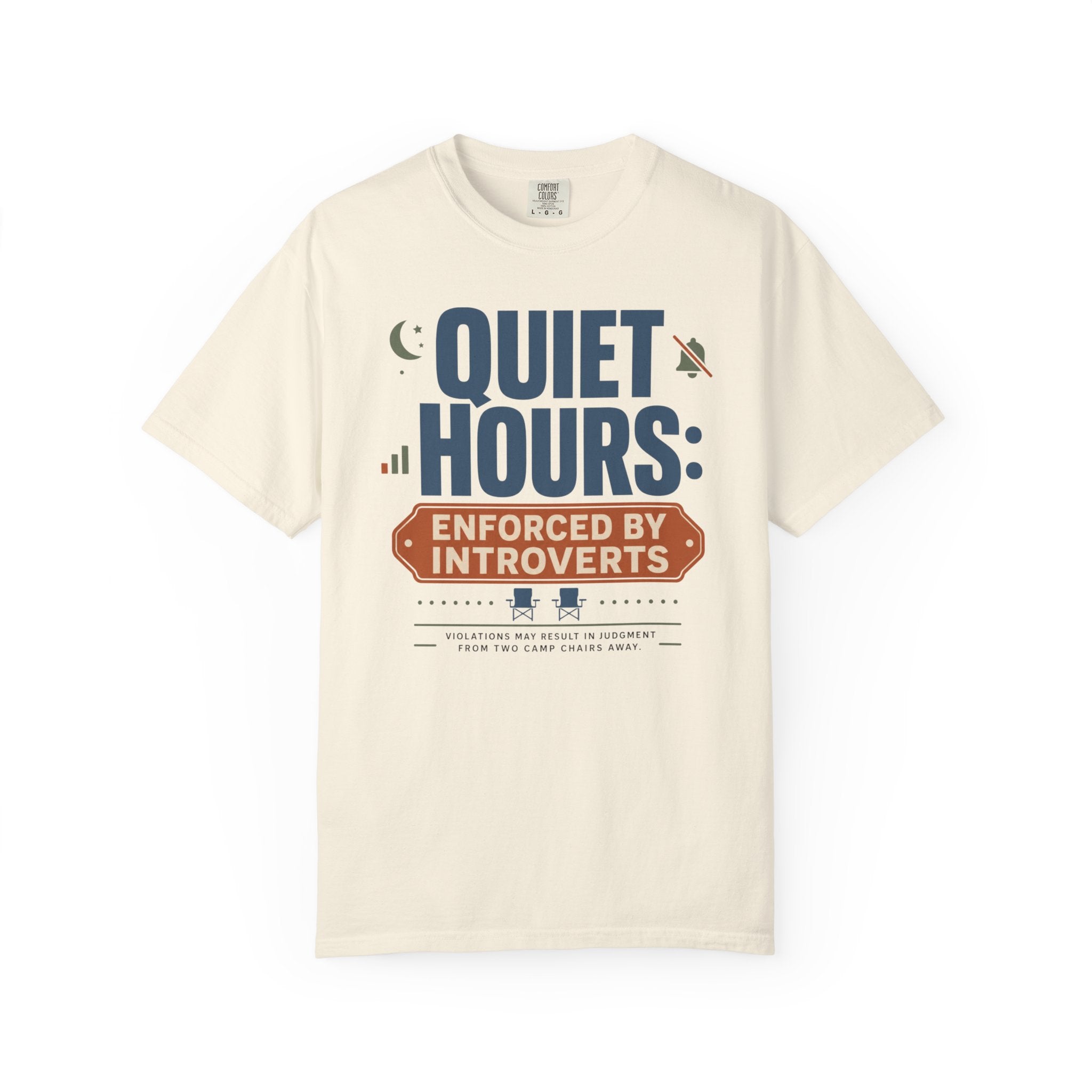 Quiet Hours Enforced By Introverts - T-Shirt