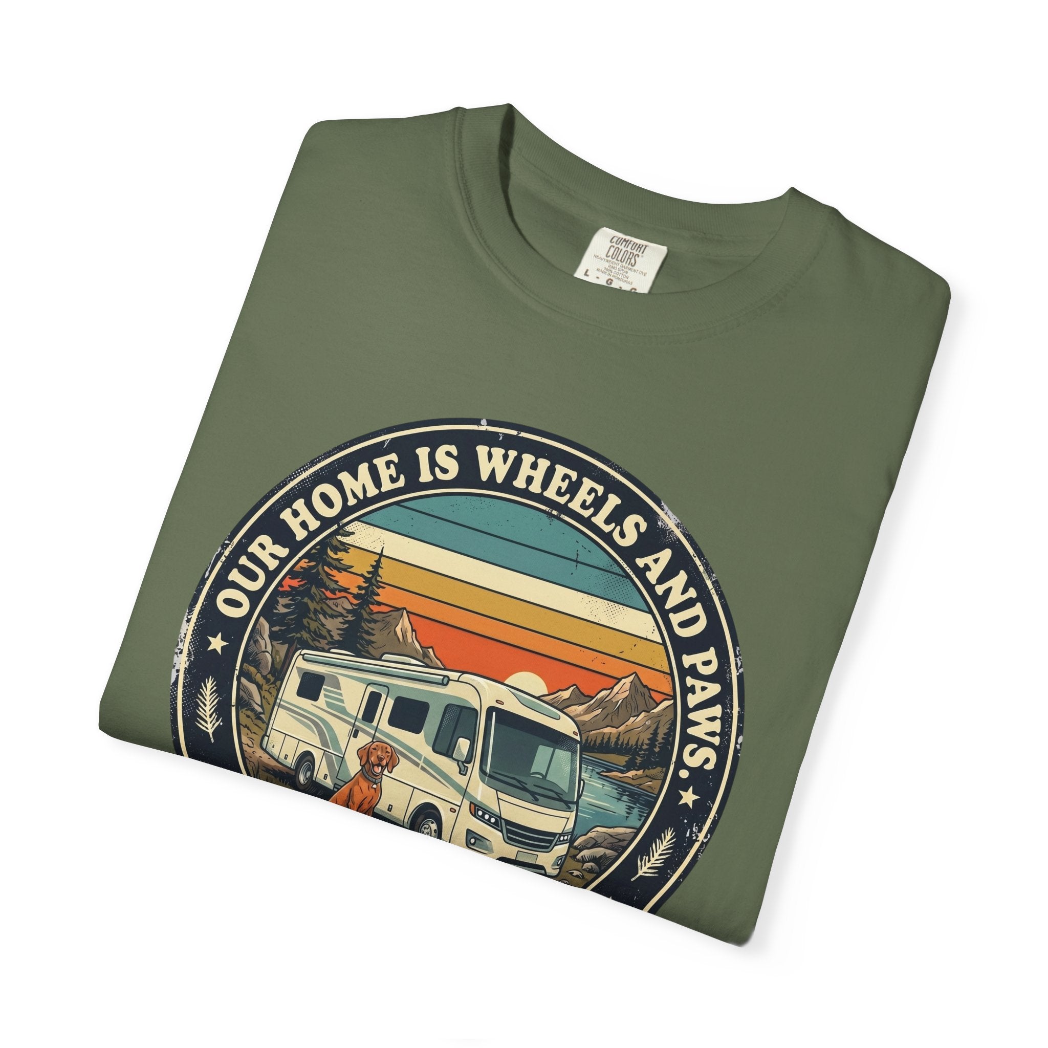 Our Home Is Wheels And Paws - T-Shirt