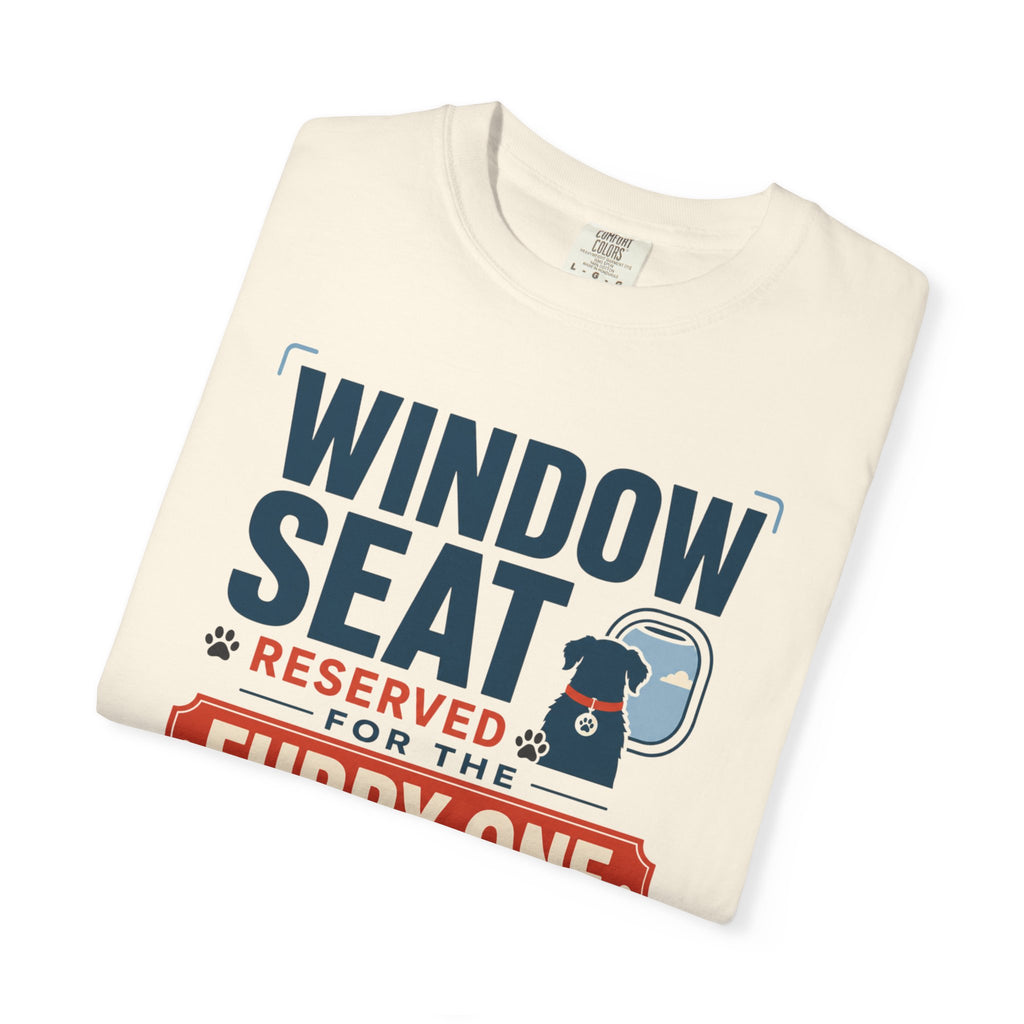 Window Seat Reserved For The Furry One - T-Shirt