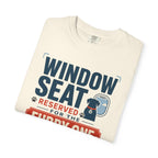 Window Seat Reserved For The Furry One - T-Shirt
