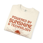 Powered By Sunshine And Technology - T-Shirt
