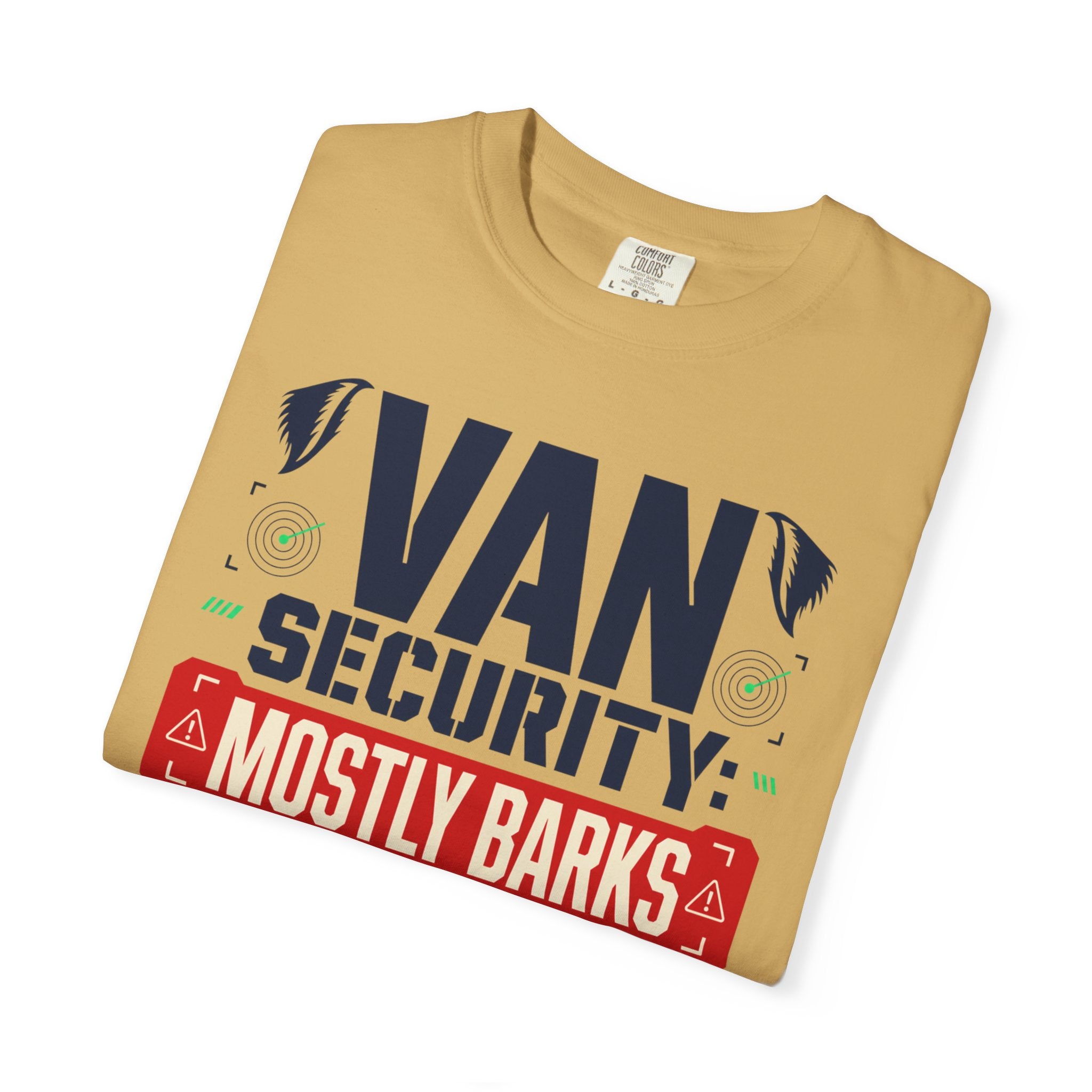 Van Security Mostly Barks - T-Shirt