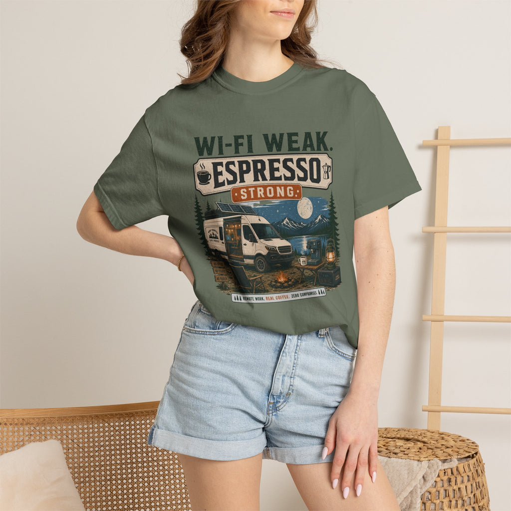 Wi-Fi Weak Espresso Strong - T-Shirt