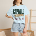 Capable Charged Completely Free - T-Shirt