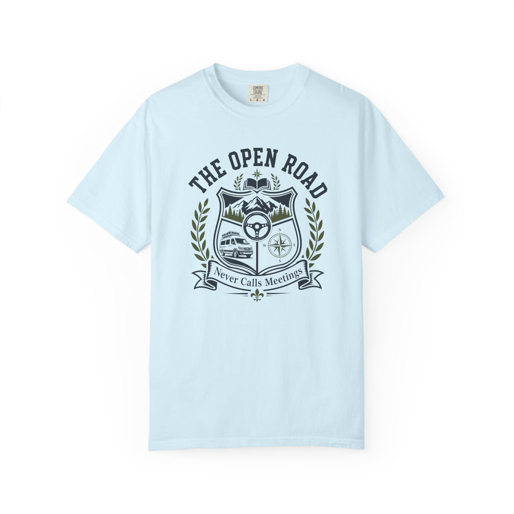 The Open Road Never Calls Meetings - T-Shirt