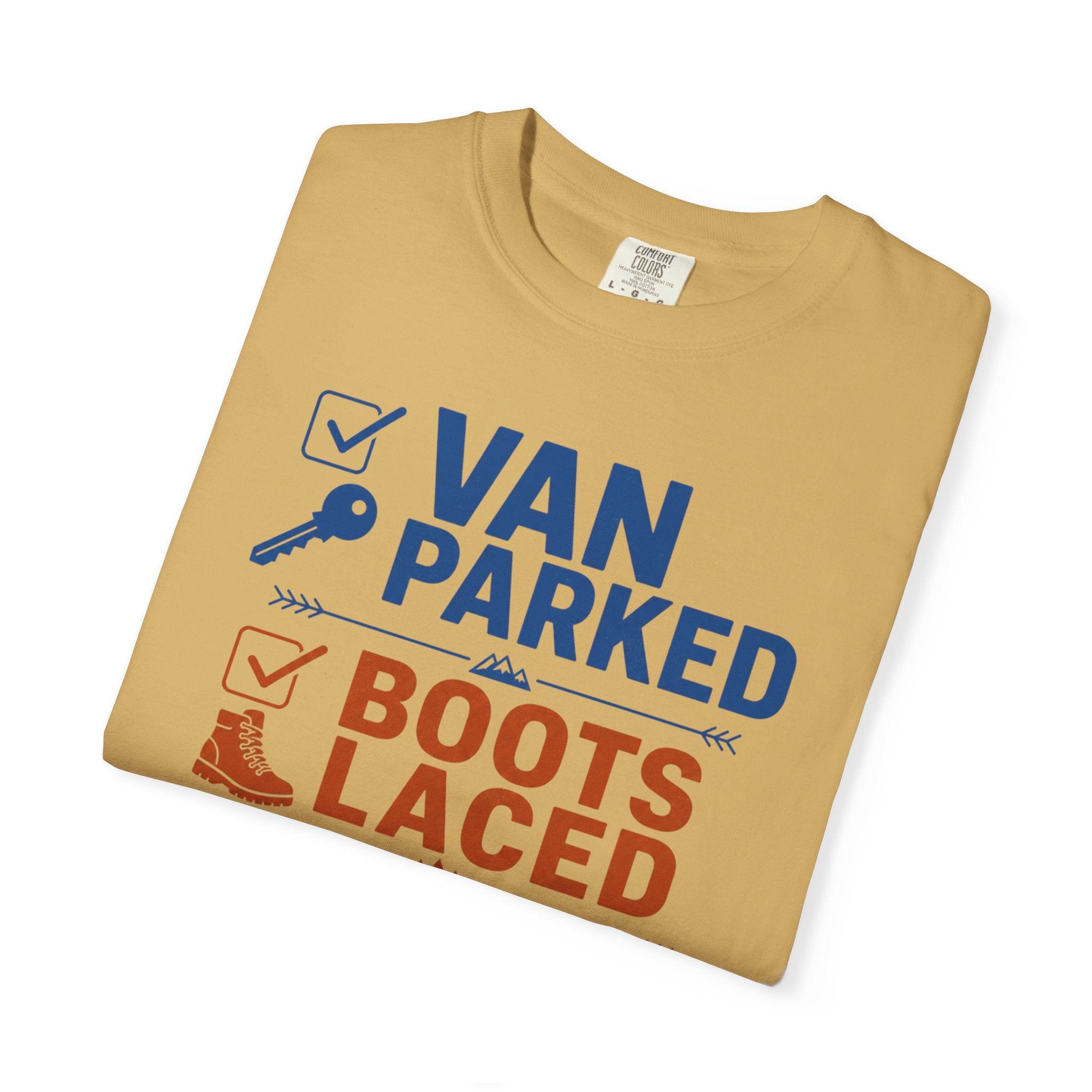 Van Parked Boots Laced Coffee Brewed - T-Shirt