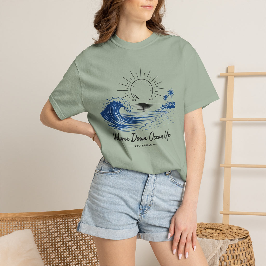 Volume Down Ocean Up - T-Shirt