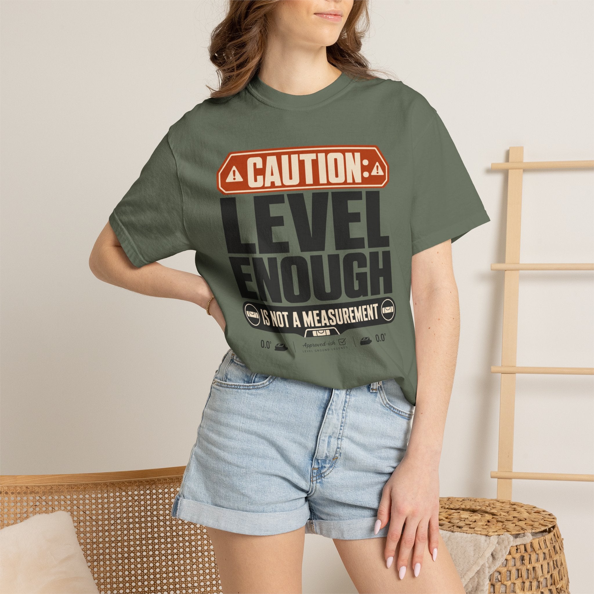 Caution Level Enough Is Not A Measurement - T-Shirt