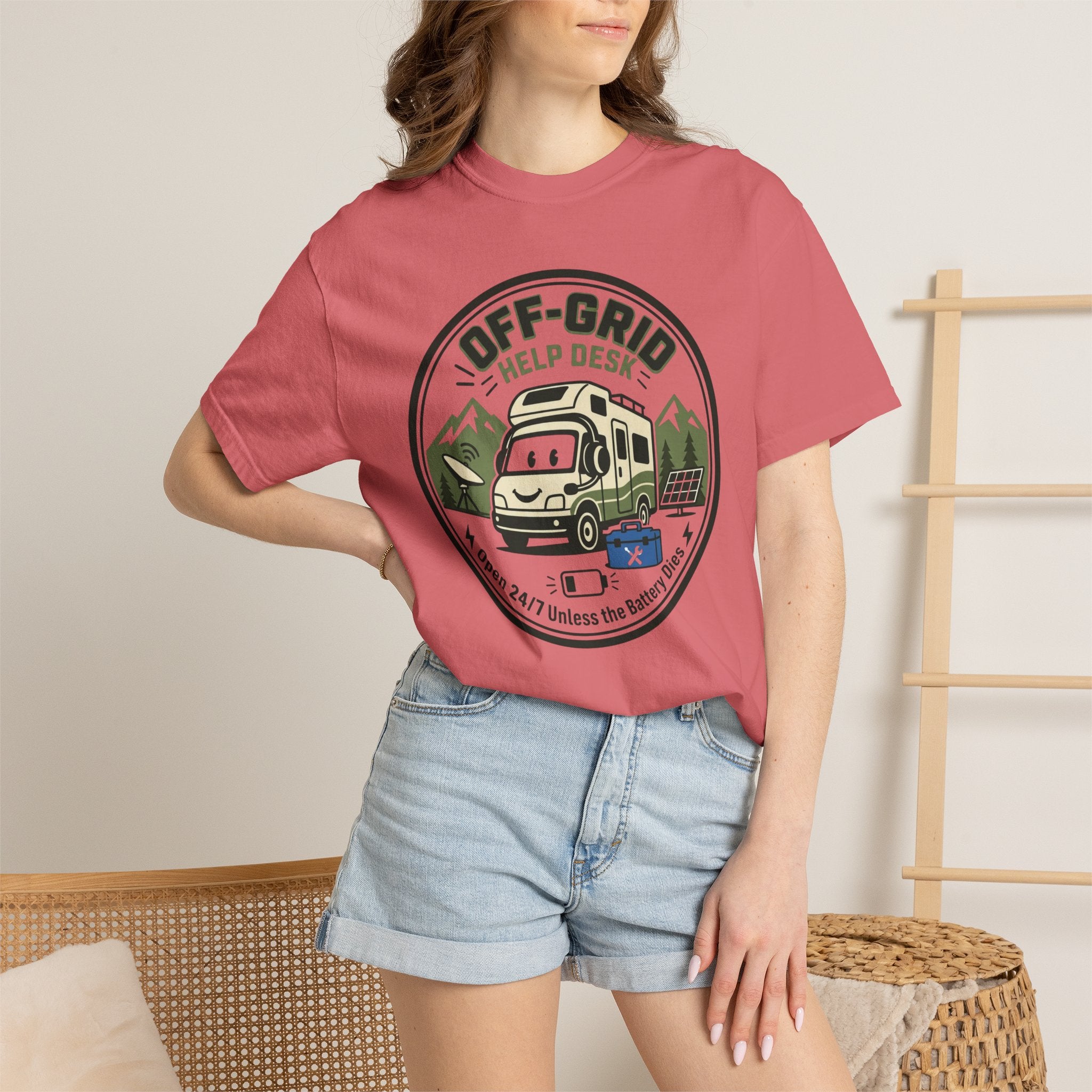 Off Grid Help Desk - T-Shirt