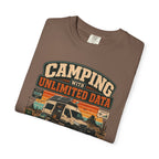 Camping With Unlimited Data and Limited Common Sense - T-Shirt