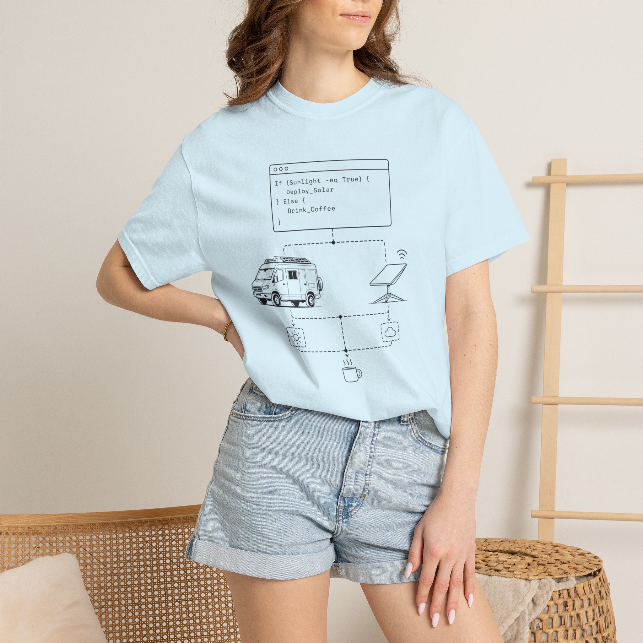 If Sunlight Eq True Deploy Solar - T-Shirt