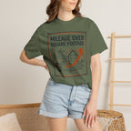 Mileage Over Square Footage - T-Shirt