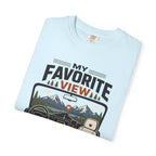 My Favorite View Rides Shotgun - T-Shirt