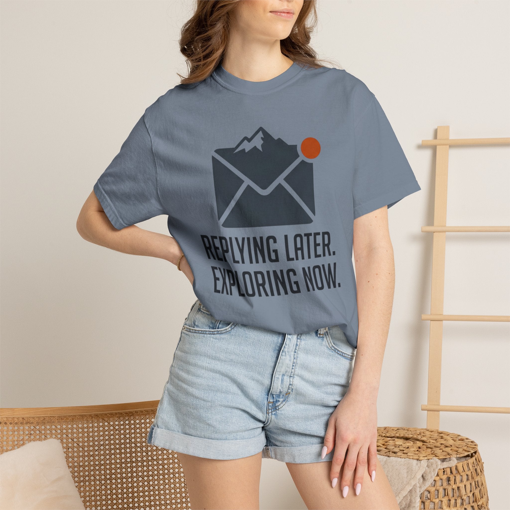 Replying Later Exploring Now - T-Shirt