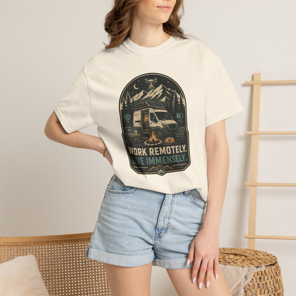 Work Remotely Live Immensely - T-Shirt