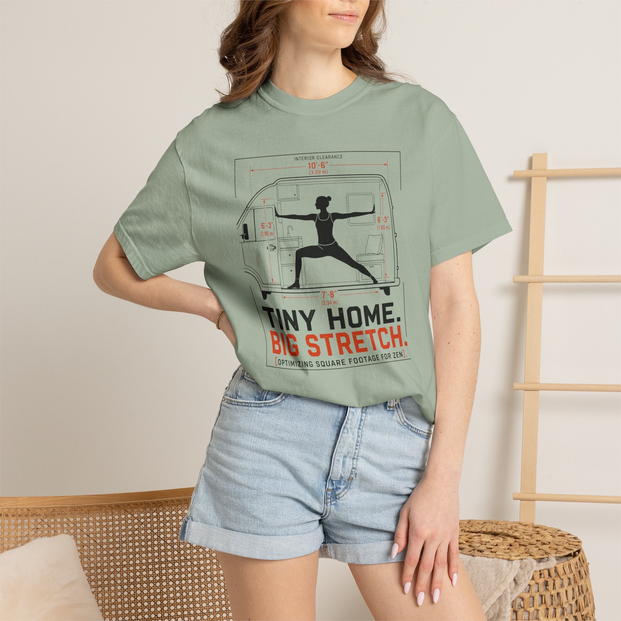 Tiny Home Big Stretch Optimizing Square Footage For Zen - T-Shirt