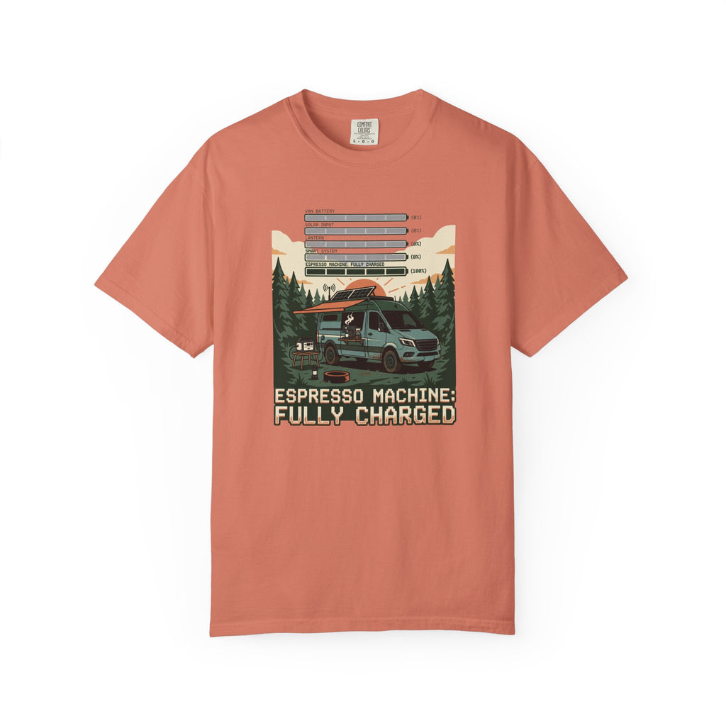 Espresso Machine Fully Charged - T-Shirt