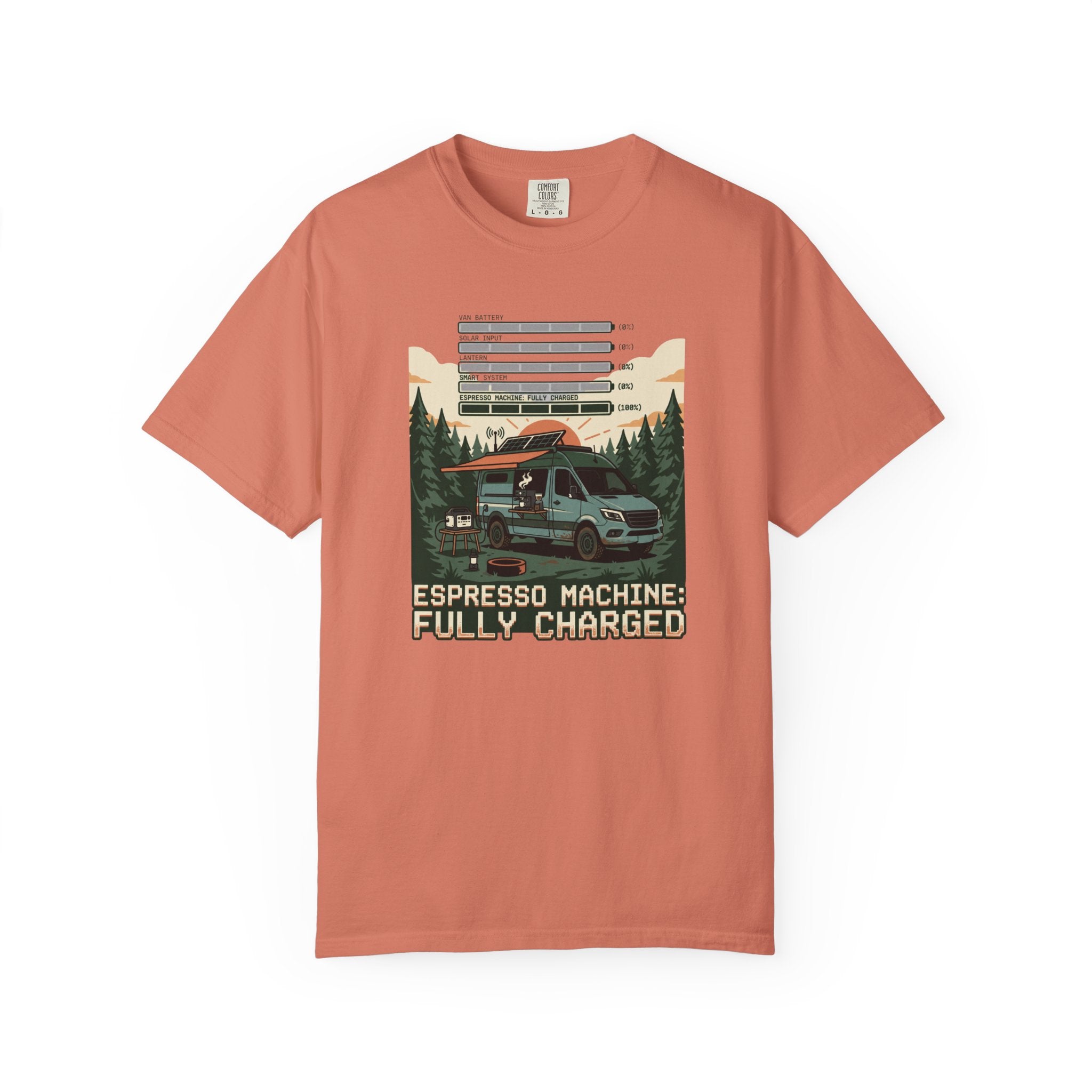 Espresso Machine Fully Charged - T-Shirt