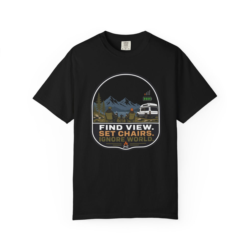 Find View Set Chairs Ignore World - T-Shirt