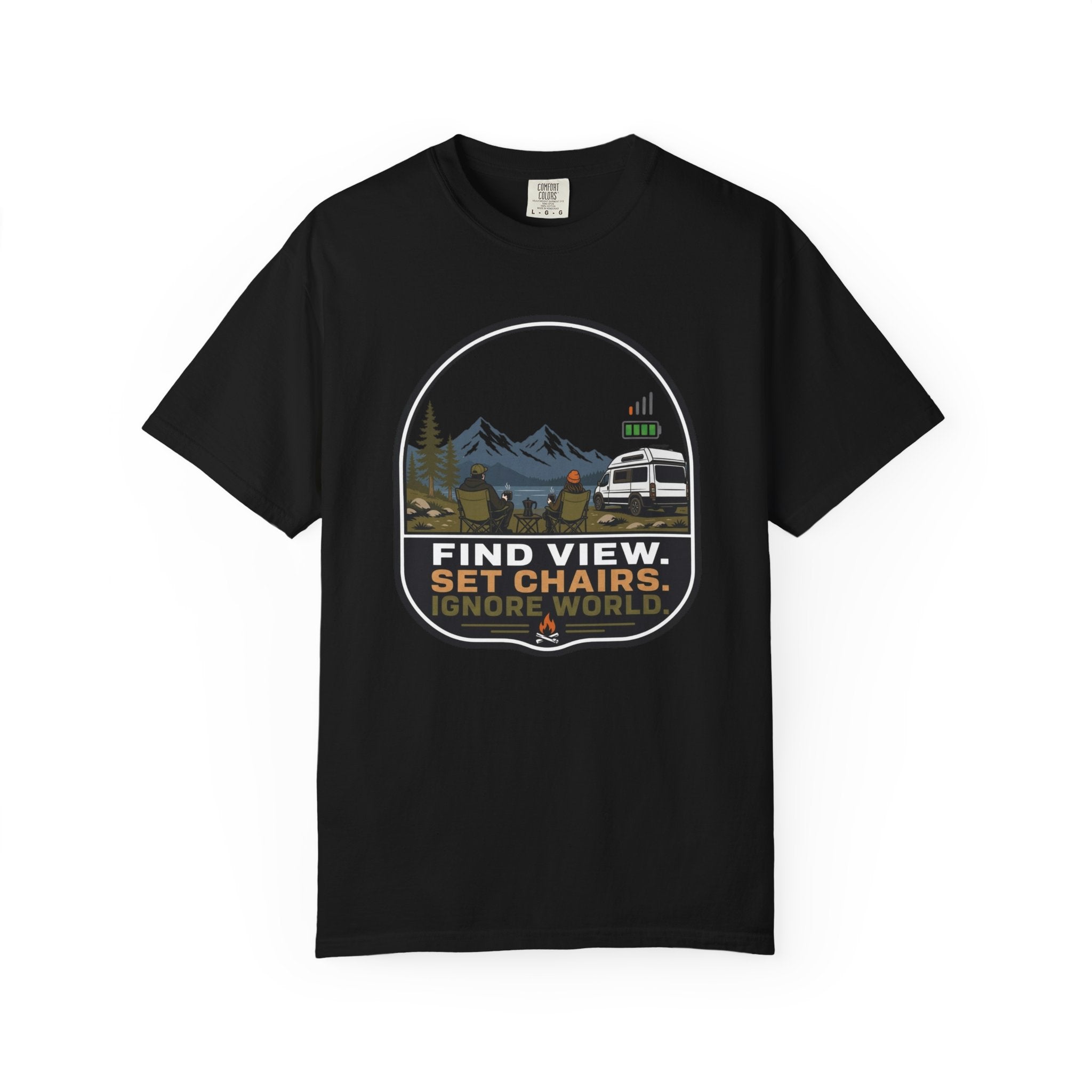 Find View Set Chairs Ignore World - T-Shirt
