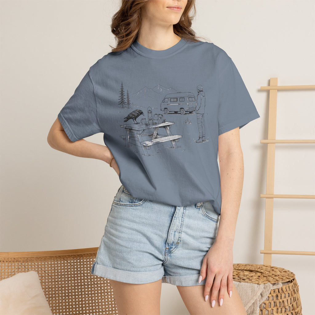 Camp Coffee Raven - T-Shirt
