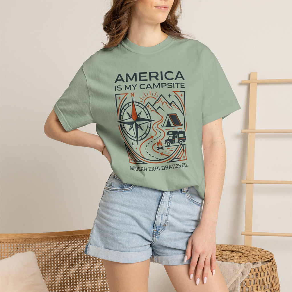 America Is My Campsite - T-Shirt