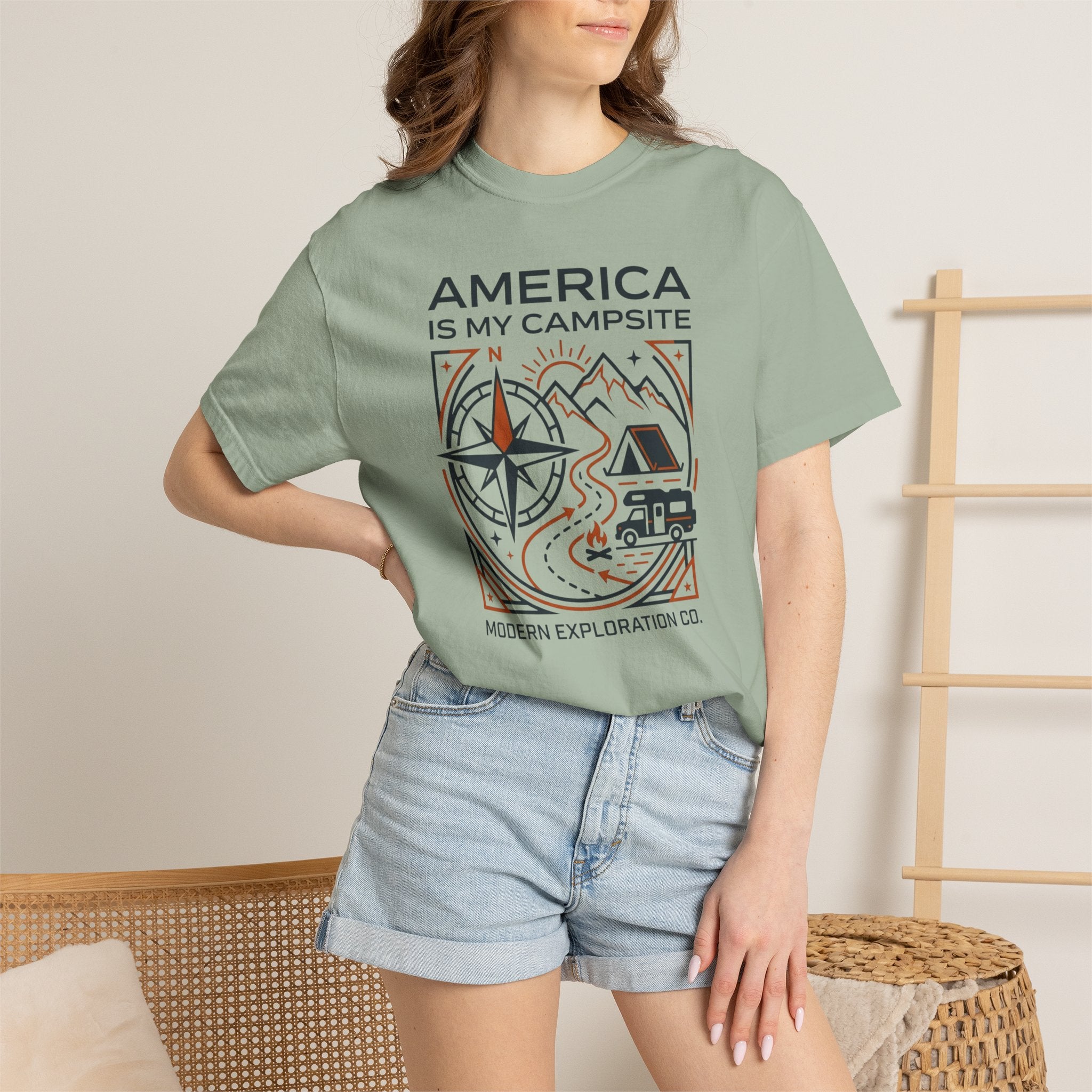 America Is My Campsite - T-Shirt