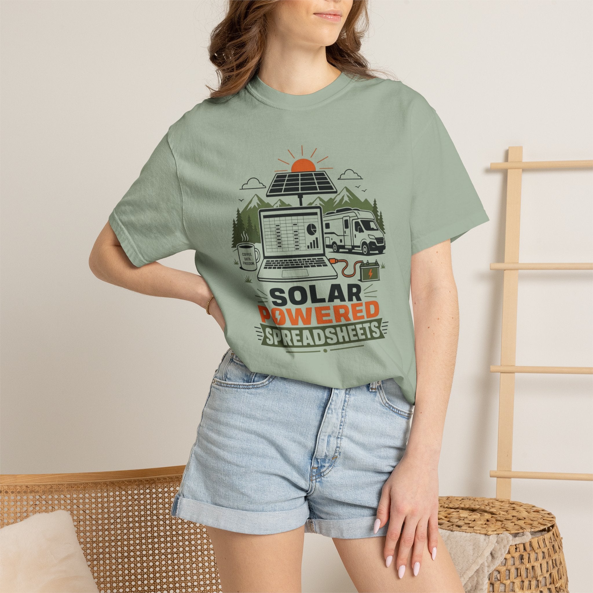 Solar Powered Spreadsheets - T-Shirt