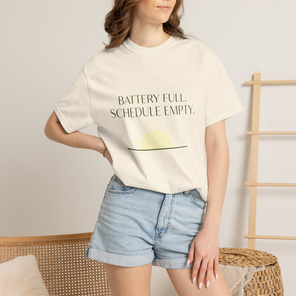 Battery Full Schedule Empty - T-Shirt