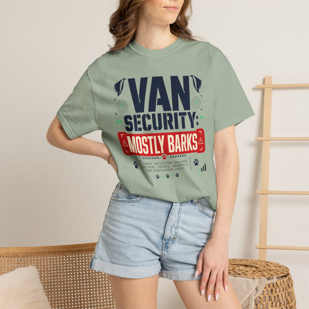 Van Security Mostly Barks - T-Shirt