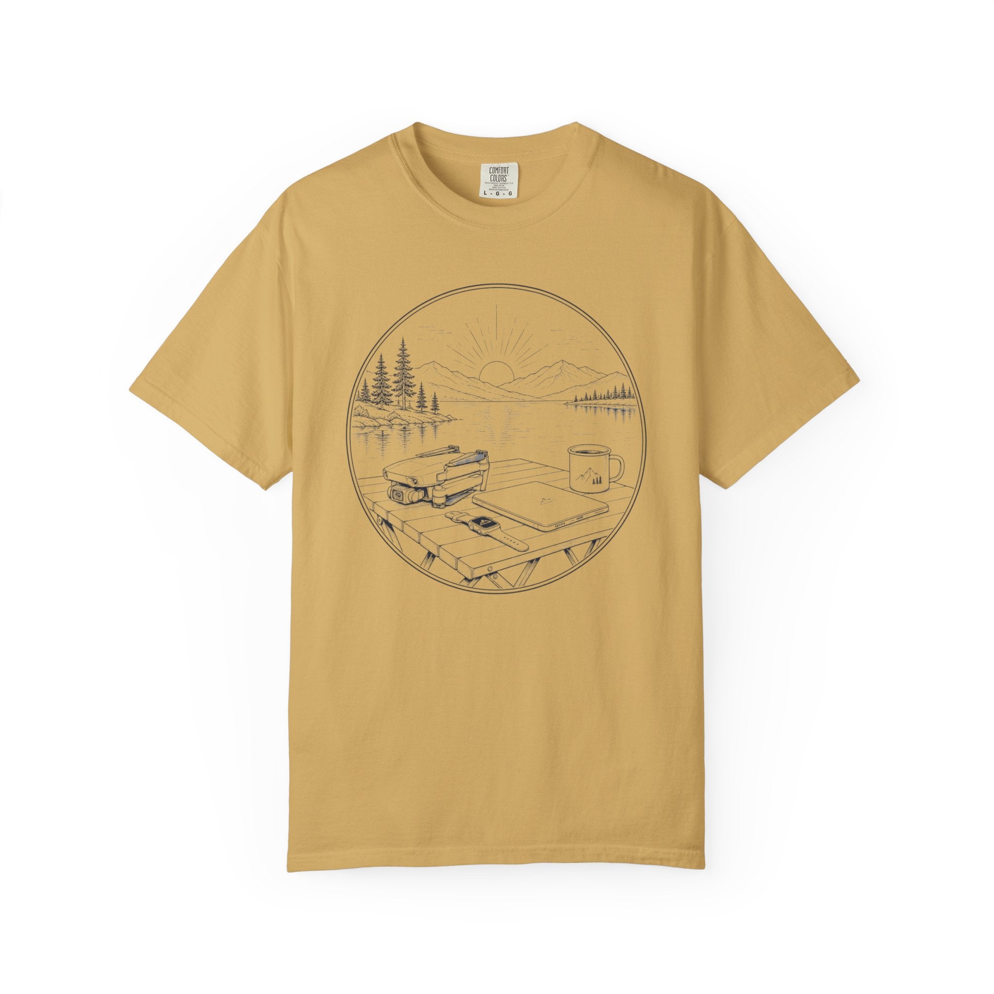 Launch Drone Before Coffee Gets Cold - T-Shirt