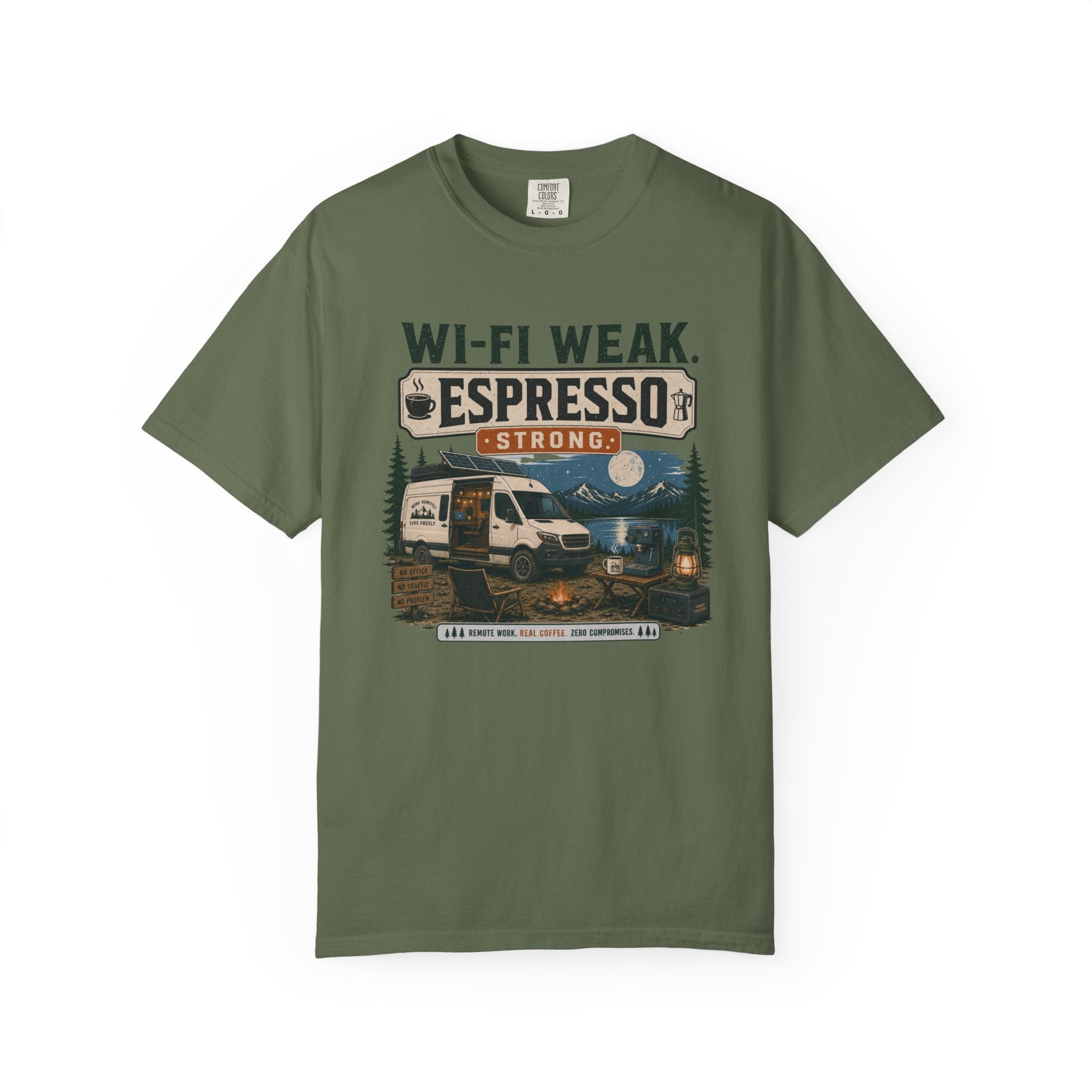 Wi-Fi Weak Espresso Strong - T-Shirt