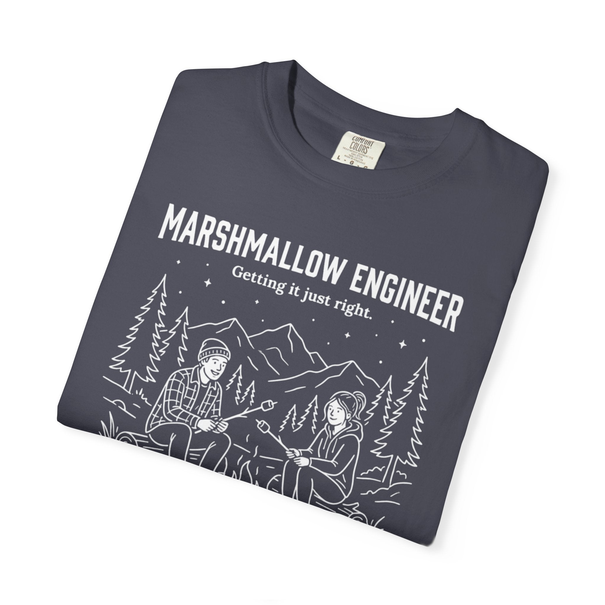 Marshmallow Engineer Getting It Just Right - T-Shirt