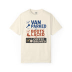 Van Parked Boots Laced Coffee Brewed - T-Shirt