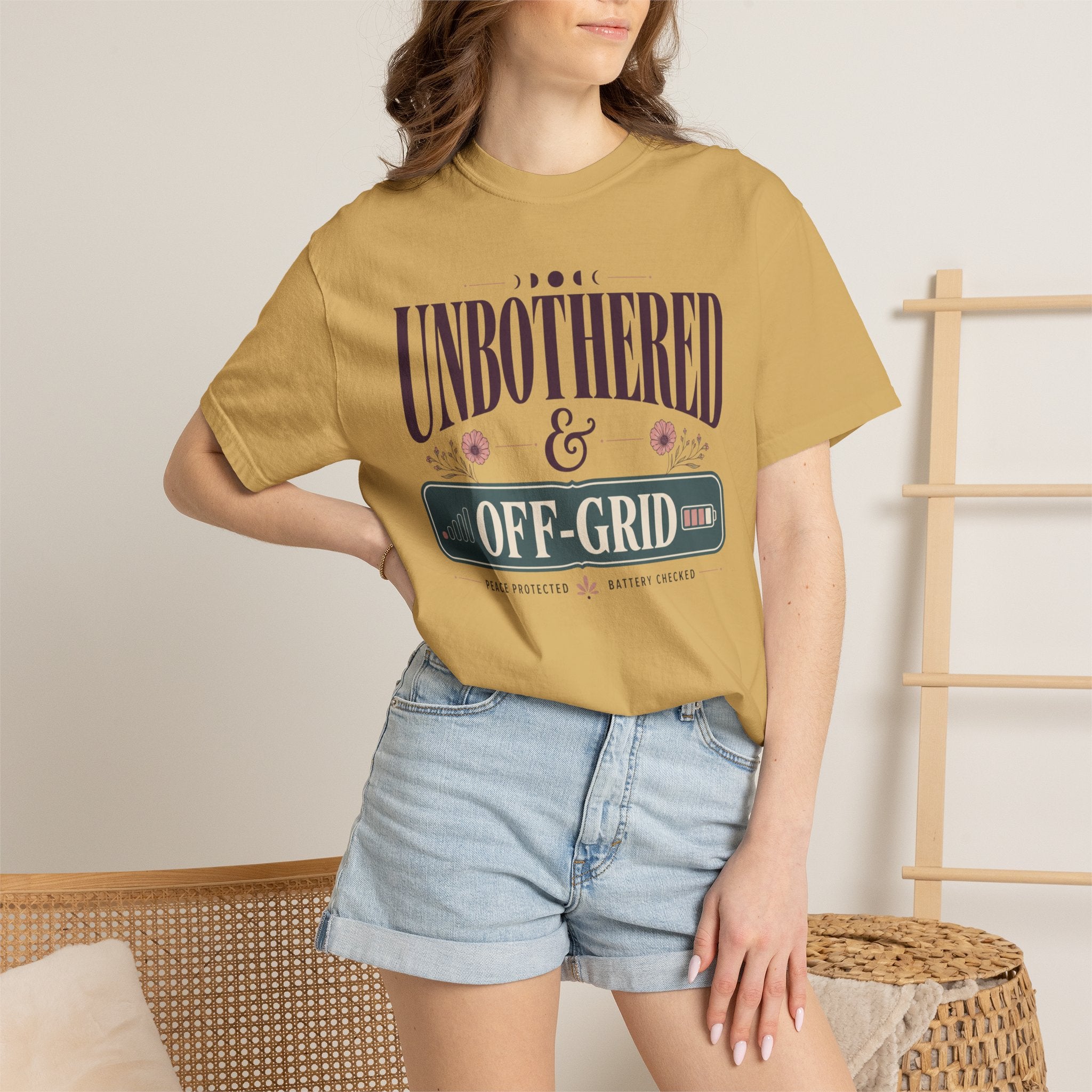 Unbothered And Off Grid - T-Shirt