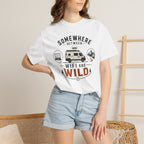 Somewhere Between Wifi And Wild - T-Shirt