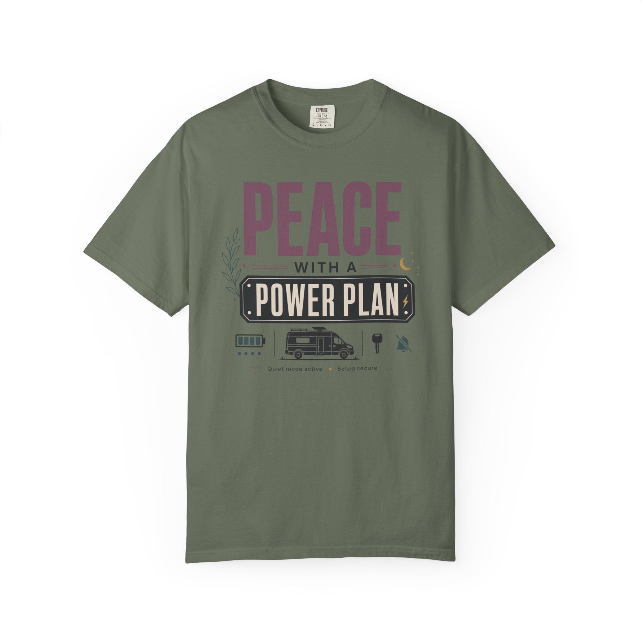 Peace With A Power Plan - T-Shirt