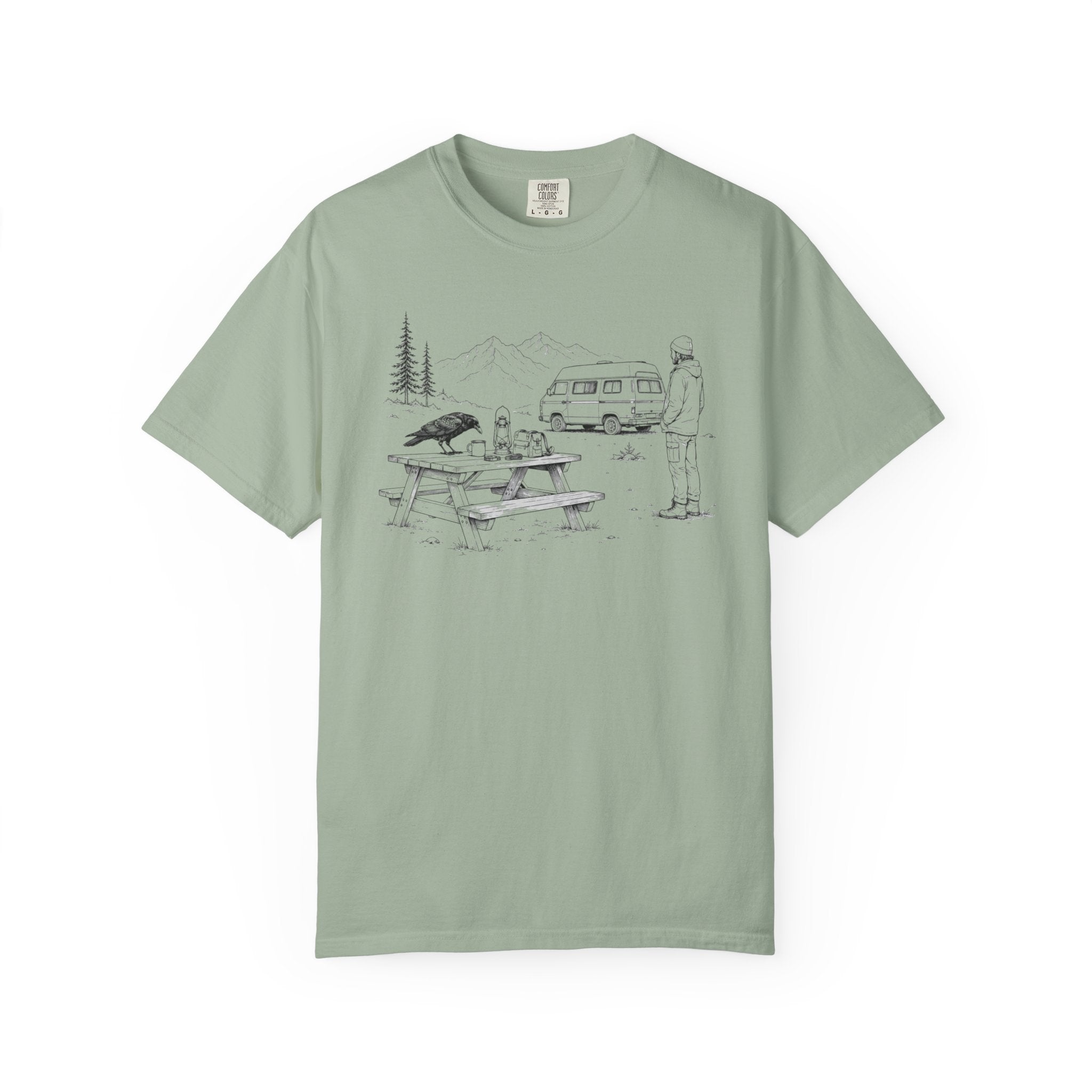 Camp Coffee Raven - T-Shirt