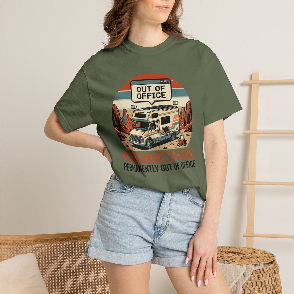 Retirement Status Permanently Out Of Office - T-Shirt