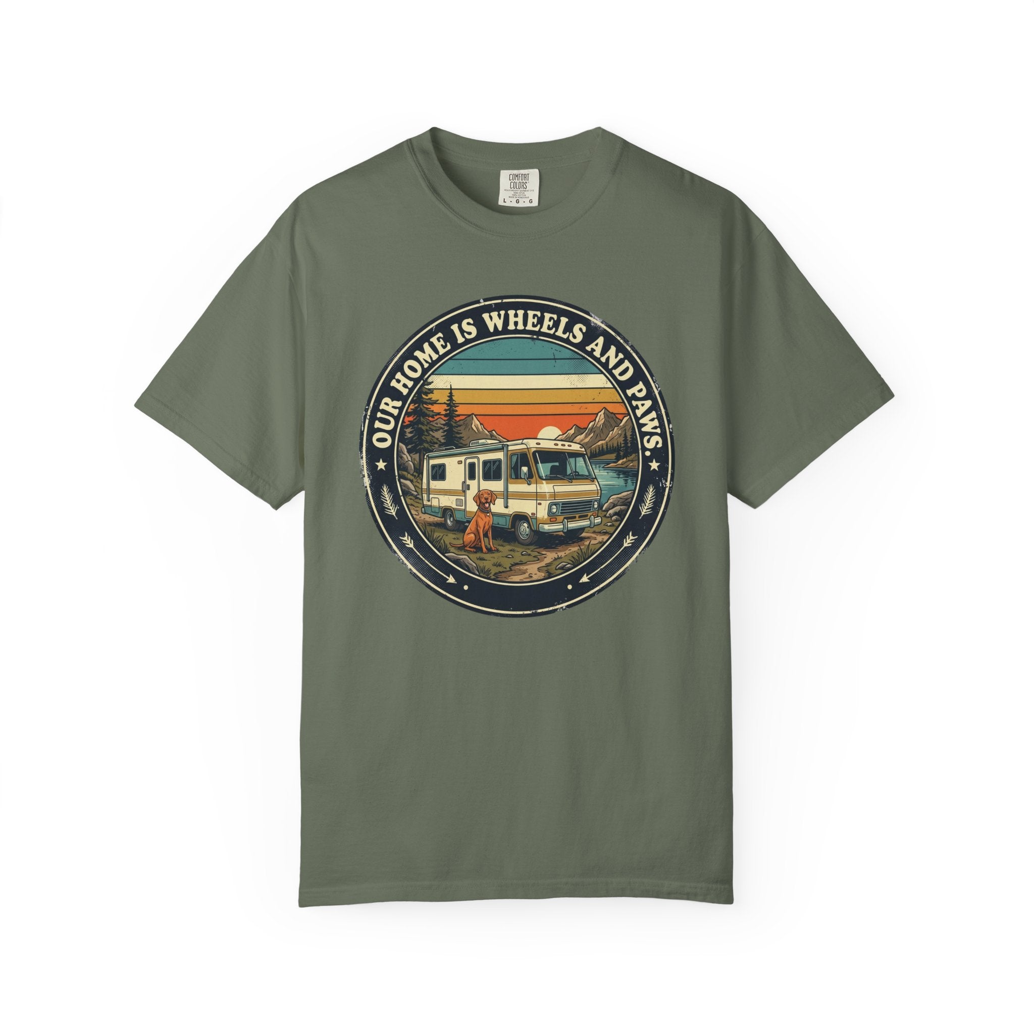 Our Home Is Wheels And Paws - T-Shirt