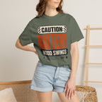 Caution Battery Mood Swings - T-Shirt