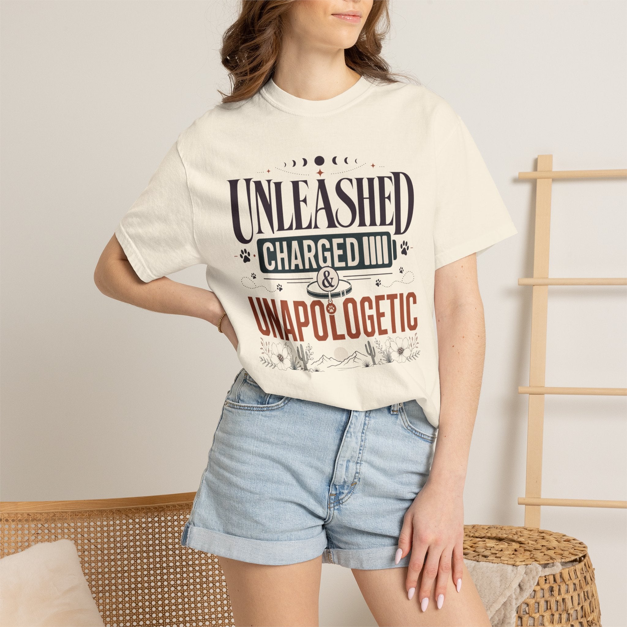 Unleashed Charged And Unapologetic - T-Shirt